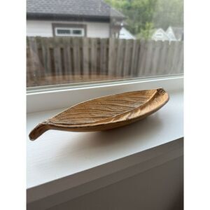 Ceramic Pottery Lead Incense Holder Dish Burner Orange Brown